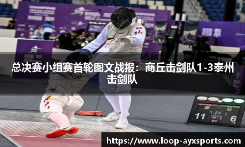 总决赛小组赛首轮图文战报：商丘击剑队1-3泰州击剑队